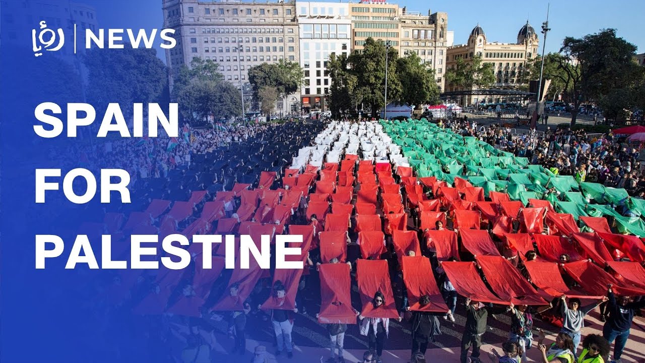 15 arrested as pro Palestine protest turns violent in Barcelona