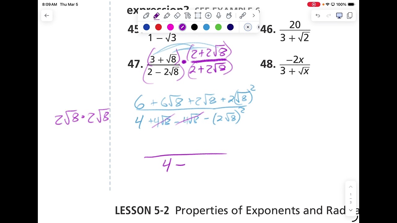 3,5 A2 Graphs and transformations of radical functions and start solving radical equations