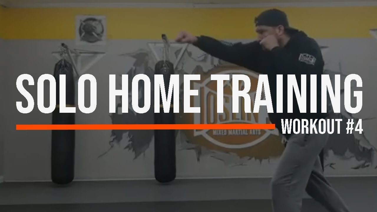 MMA Striking Workout #4 - Beginner (Boxing/Muay Thai) - Train at home!