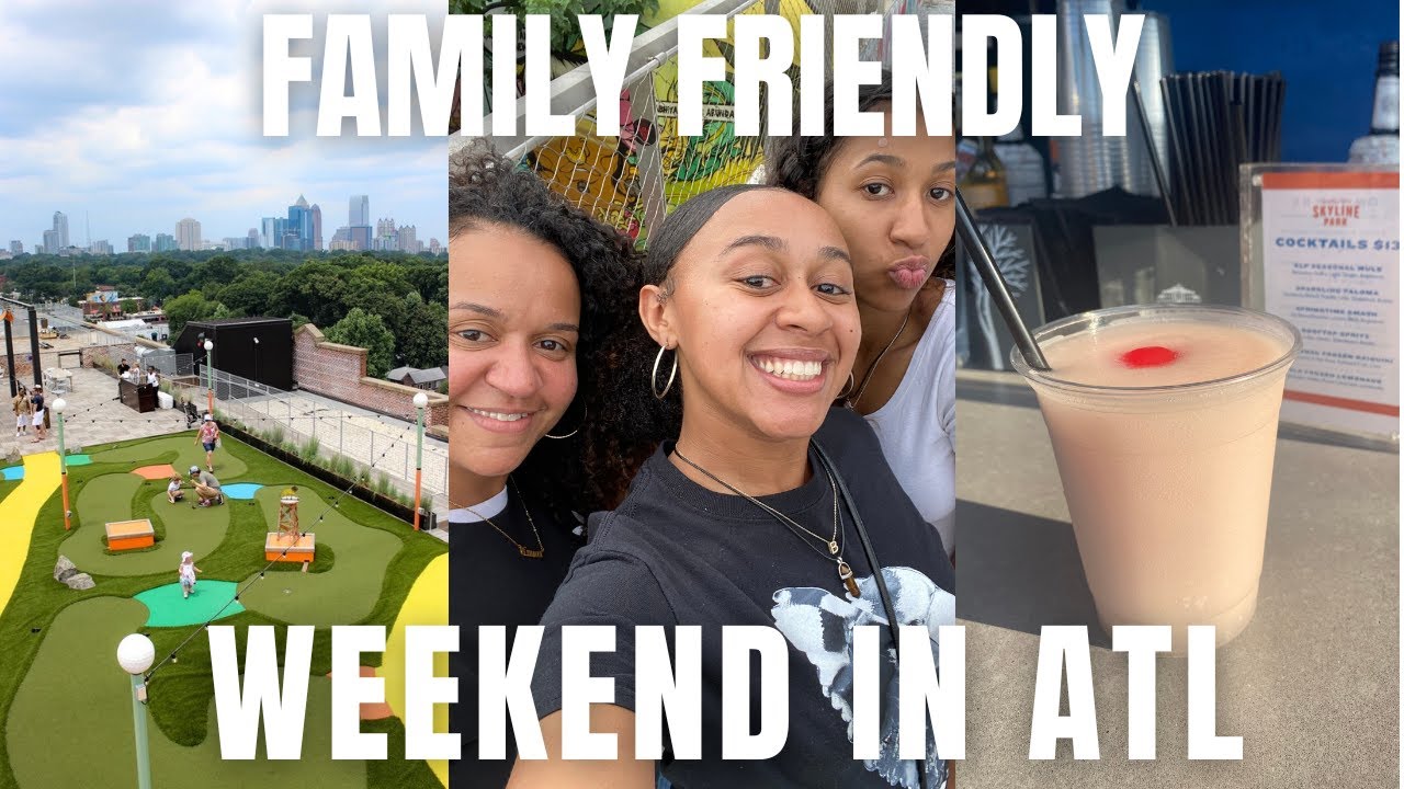 VLOG: Family Friendly Weekend in Atlanta | Ponce City Market | Perimeter Mall & More!