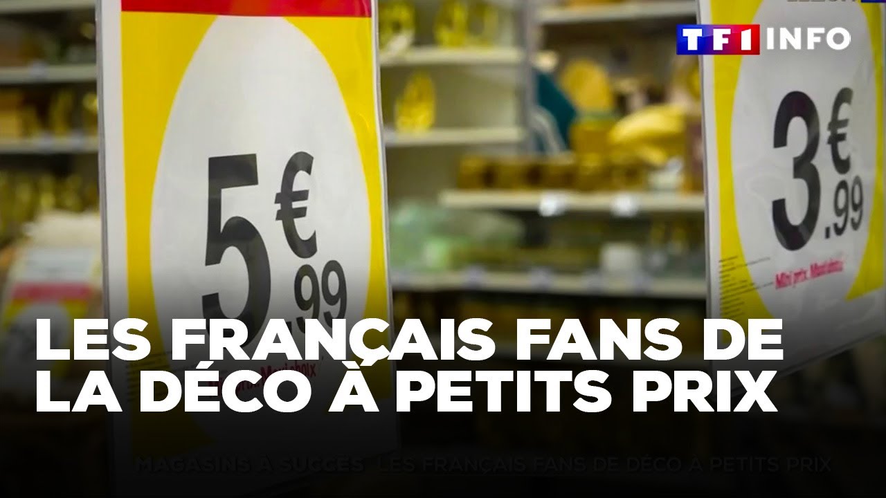 Magasins à succès : les Français fans de la déco à petits prix｜TF1 INFO