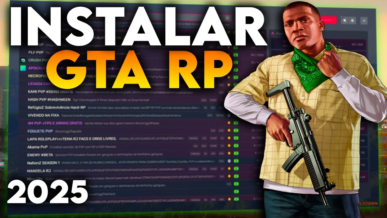 COMO INSTALAR E JOGAR GTA RP PASSO A PASSO 2025 - FIVEM