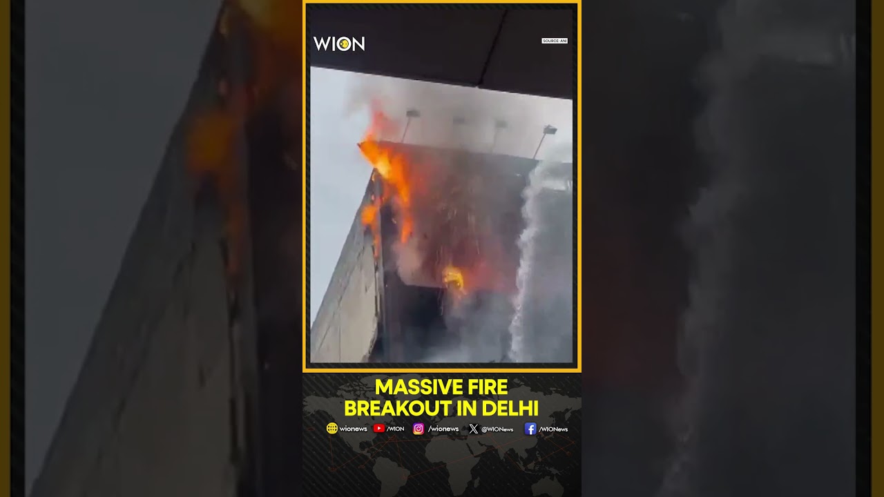 Delhi Fire: Massive Fire Breaks Out at Showroom in Uttam Nagar | WION Shorts