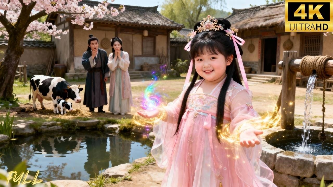 Menina de 5 anos, tia bondosa a adota. Ela traz sorte, afasta mal, traz riqueza, família a adora.