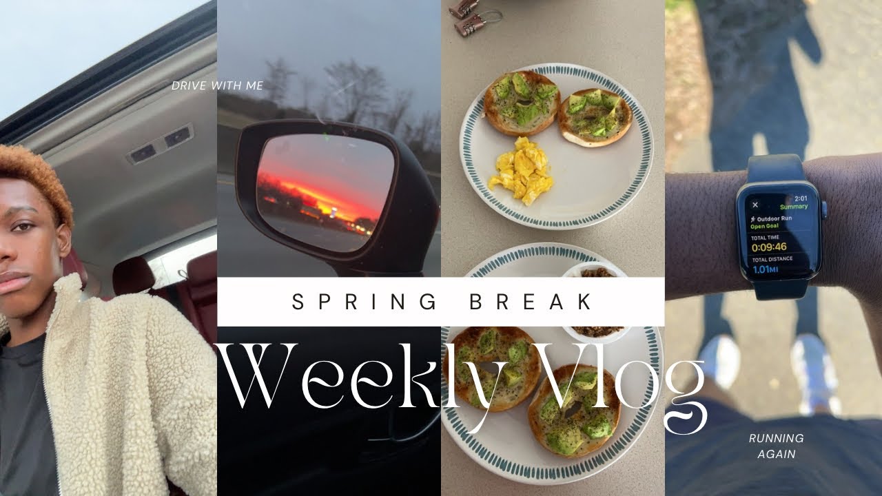 Weekly Vlog: Spring Break + Running Again + Pilates & More! | Saint Blair