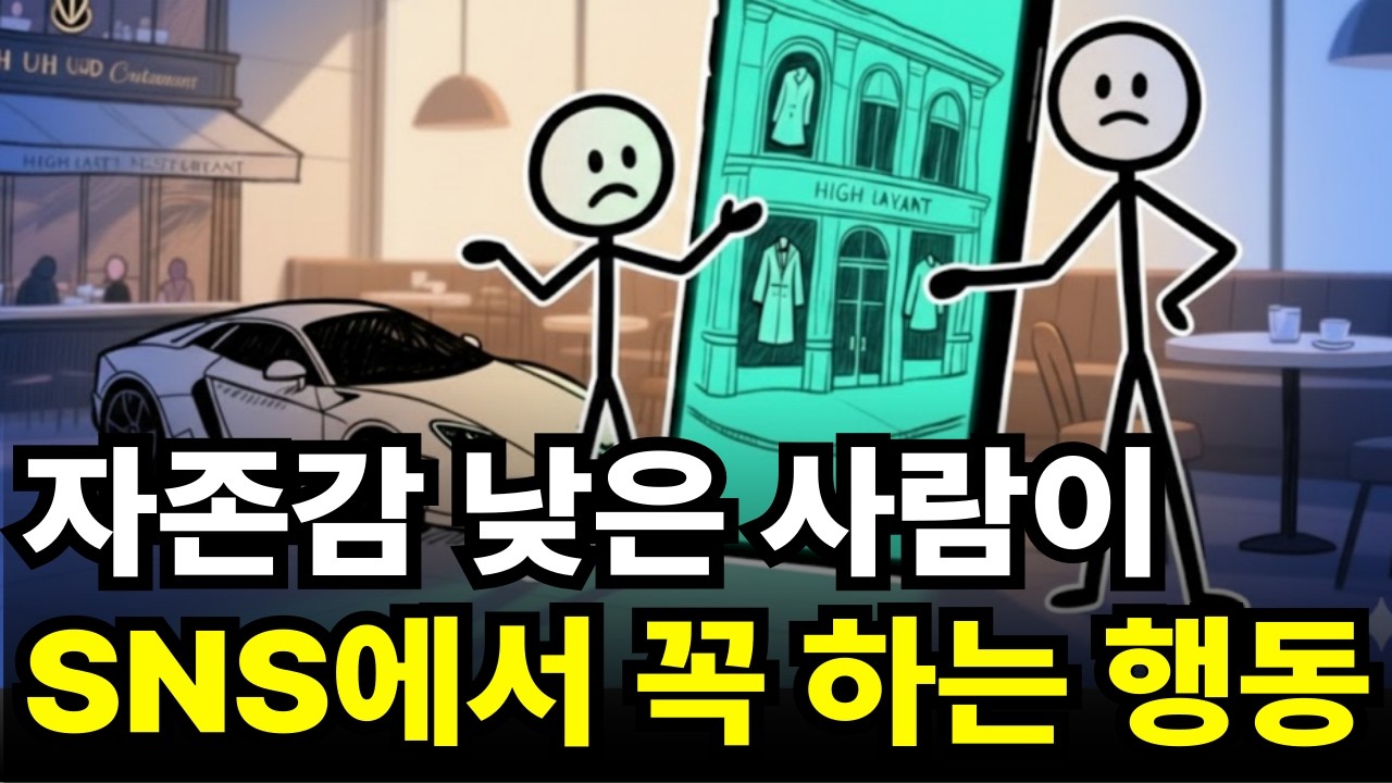 자존감 낮은 사람일수록 SNS에서 꼭 하는 행동