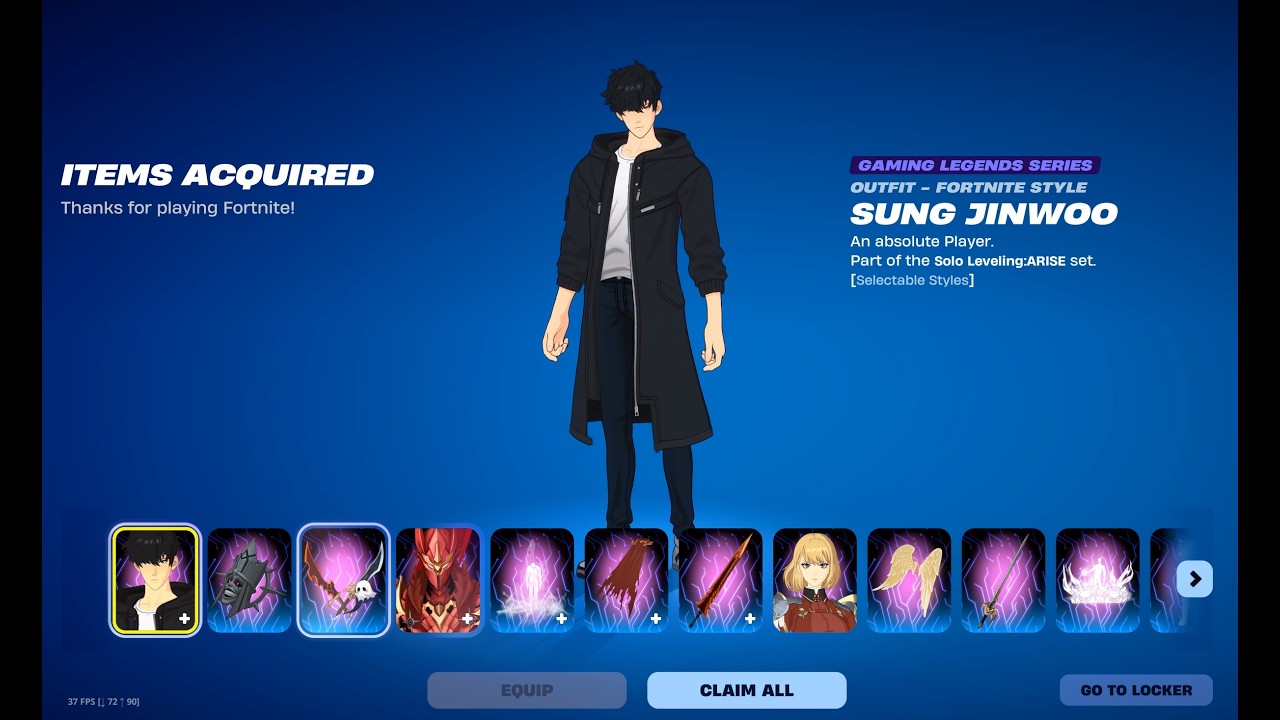 Buying the Brand New Solo Leveling Bundle and a NEW KITTY in FORTNITE