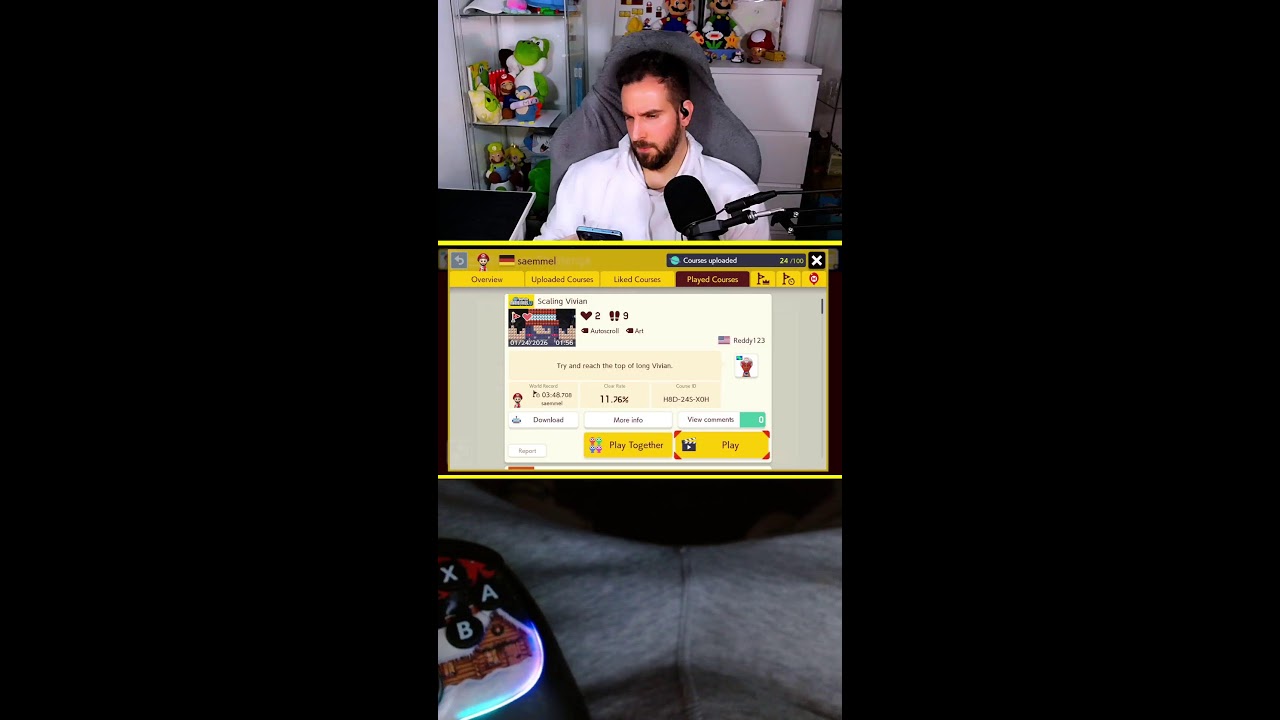 Livestream von Saemmelknoedel auf YT
