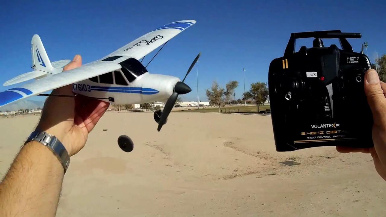 Volantex V761-3 Super Cub Stabilized RC Airplane Flight Test Review