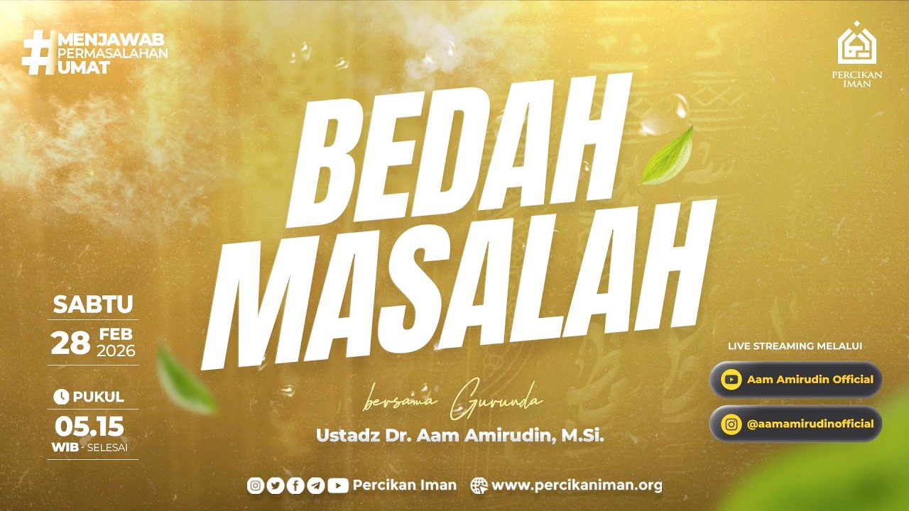[LIVE] Bedah Masalah I Sabtu, 28 Februari 2026