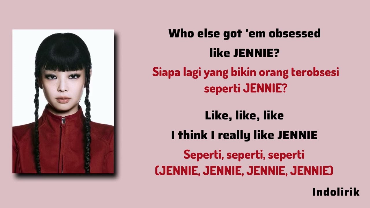 like JENNIE - JENNIE | Lirik Terjemahan Indonesia