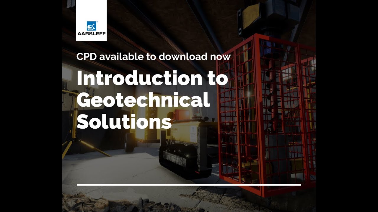 CPD   An Introduction to Geotechnical and Mini Piling Solutions