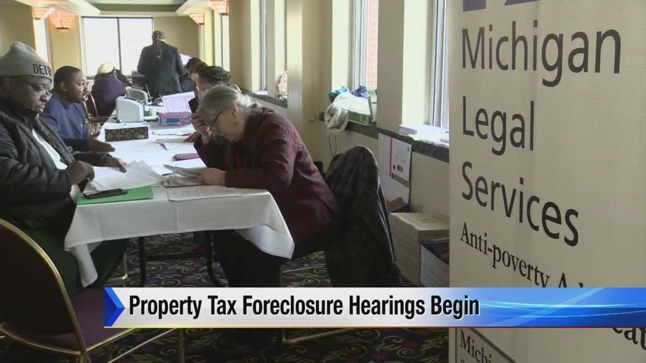 Property tax foreclosure hearings begin