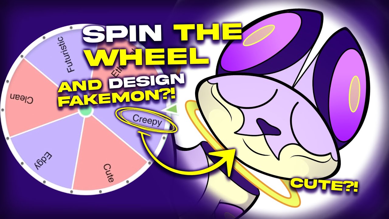 Creating FAKEMON out of RANDOM ATTRIBUTES (speedpaint + commentary)