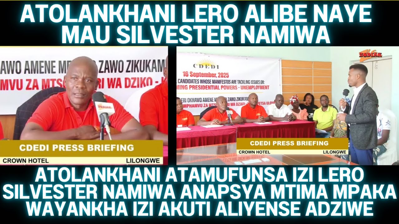 ATOLANKHANI ADABWA NDIZOMWE SILVESTER NAMIWA WAYANKHA ATAMUFUNSA IZI MPAKA ANAPSYA MTIMA LERO KWAIPA
