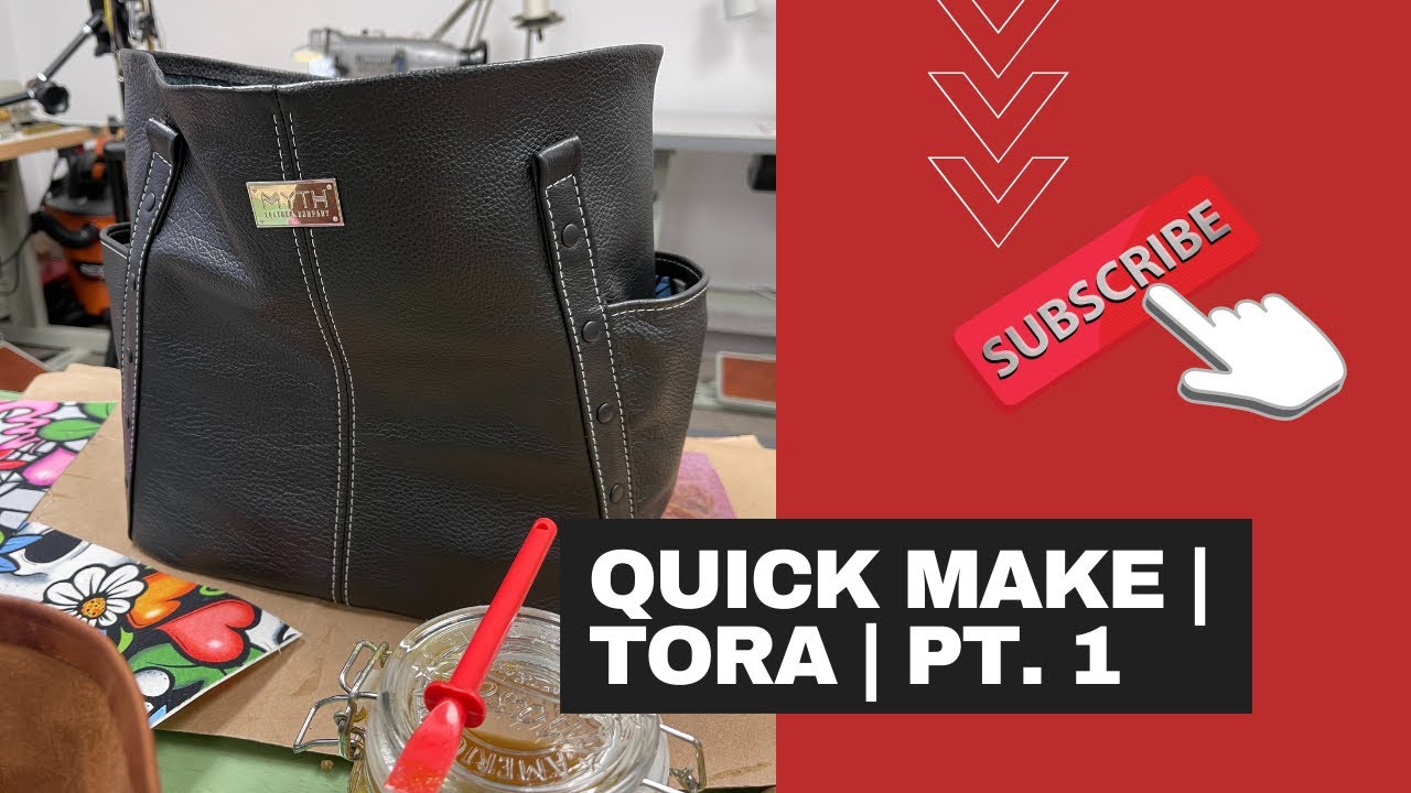 QUICK make version | TORA | Making a Leather bucket Bag 💼