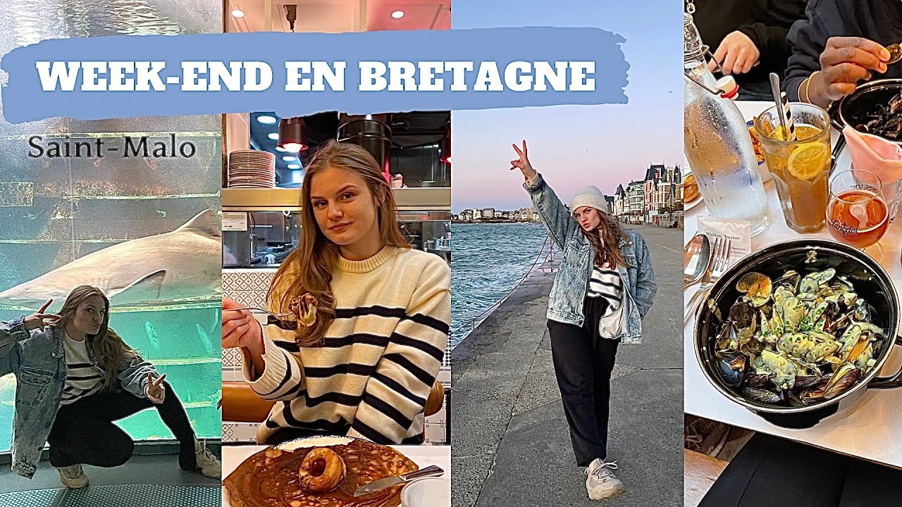 Week-end vlog en BRETAGNE 🦀 | friends, restaurants, shopping, Grand aquarium de Saint-Malo,&hellip;