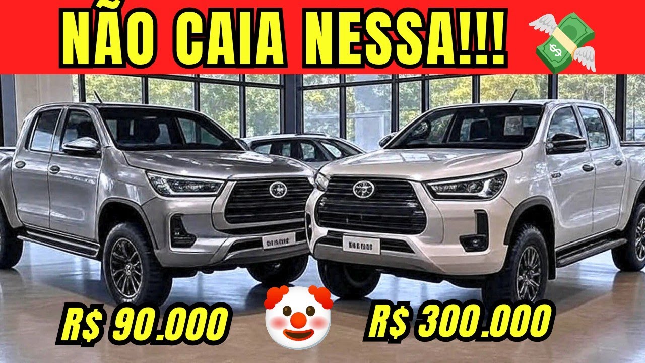  ESQUE&Ccedil;A A NOVA! 6 PICAPES USADAS MELHORES E MAIS BARATAS que um carro popular em 2025 🔥
