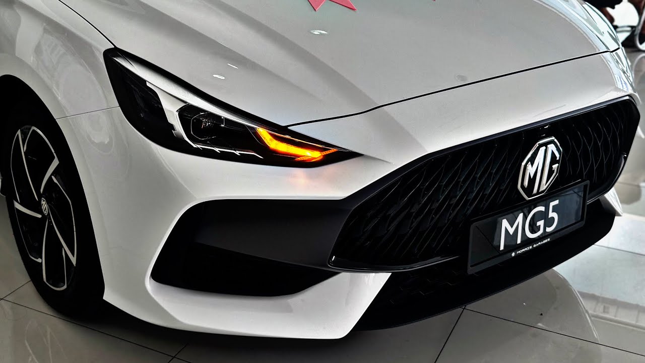 (2024) All New MG5 1.5L DVVT Arctic White Color | First Look! exterior and interior details