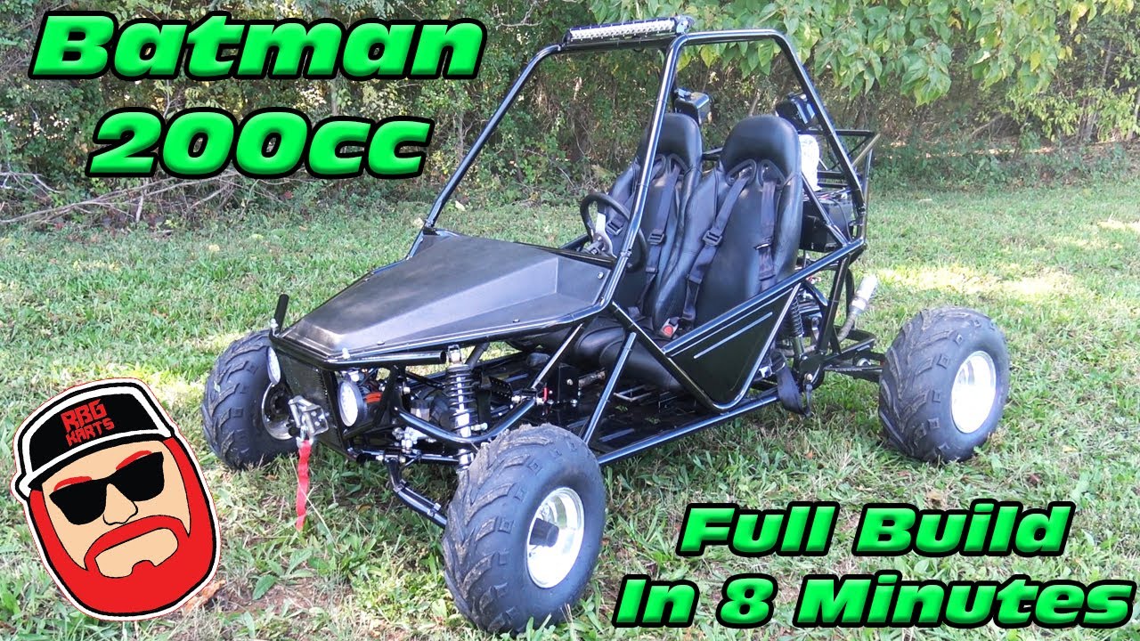 Custom Suspension Batman 200cc Full Build in 7 Minutes