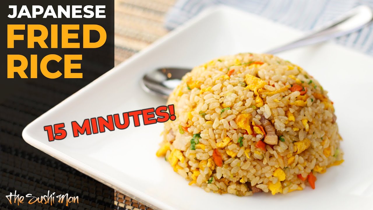 How to Make Japanese FRIED RICE with The Sushi Man