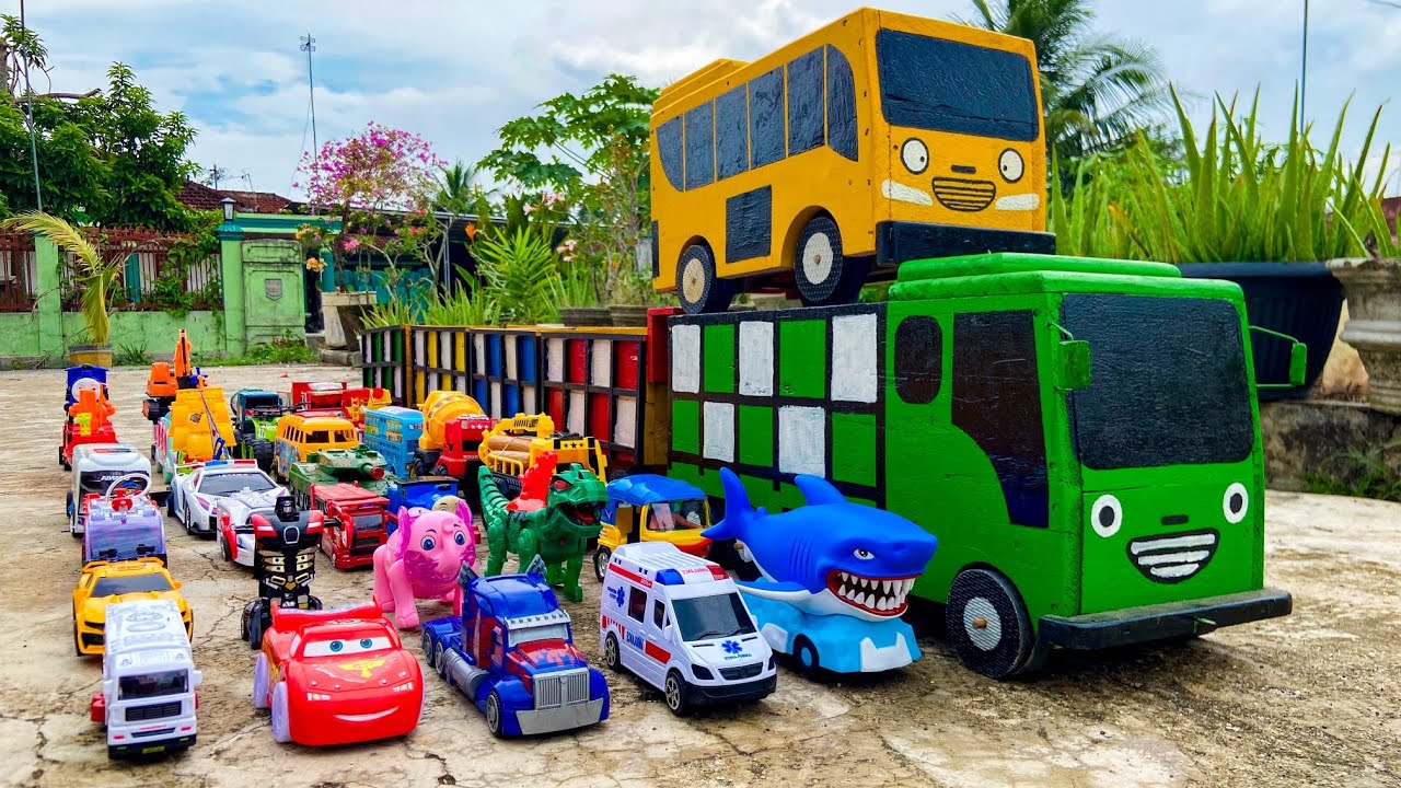 Mobil Mobilan Truk Oleng, Mobil Truk Molen, Mobil Balap, Truk Pasir, Excavator, Mobil Roket, Damkar