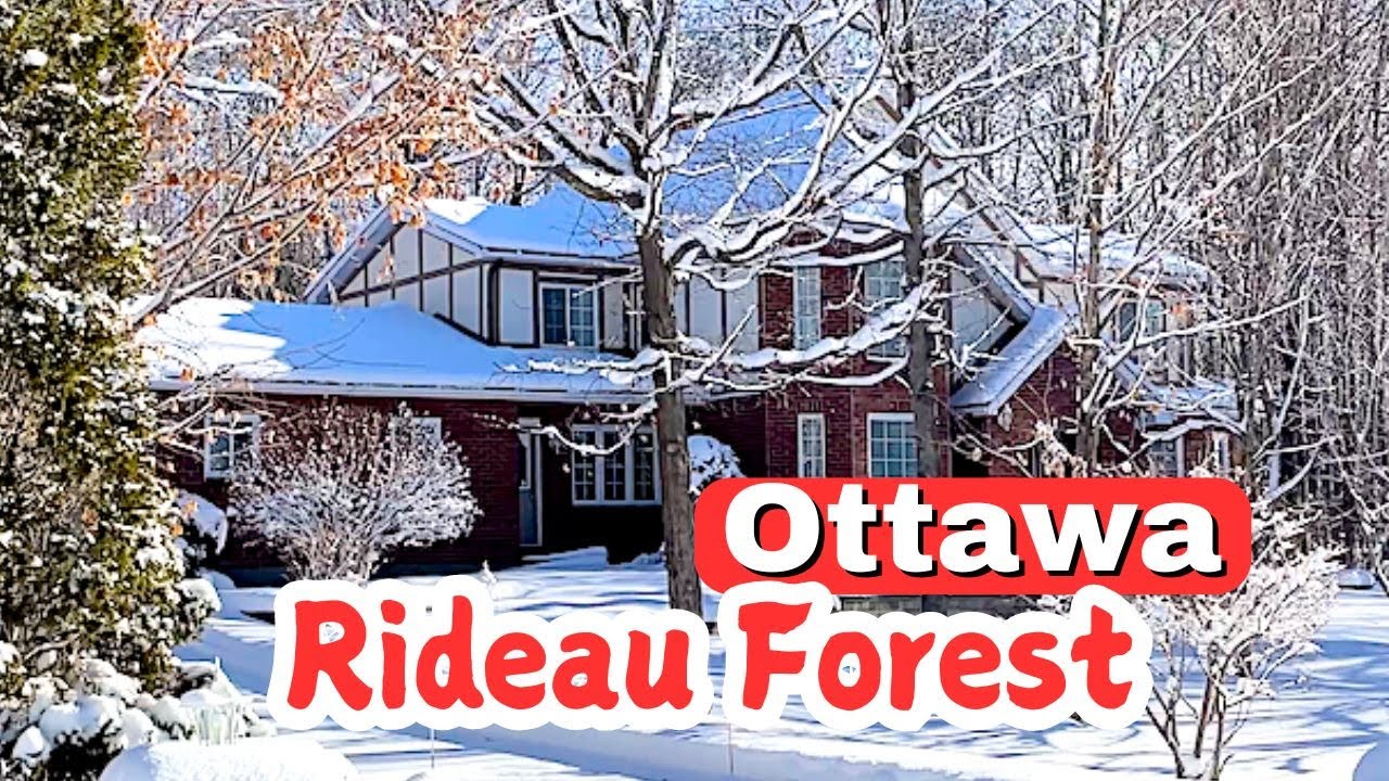 Rideau Forest Homes in Winter | Snow-Covered Countryside Beauty