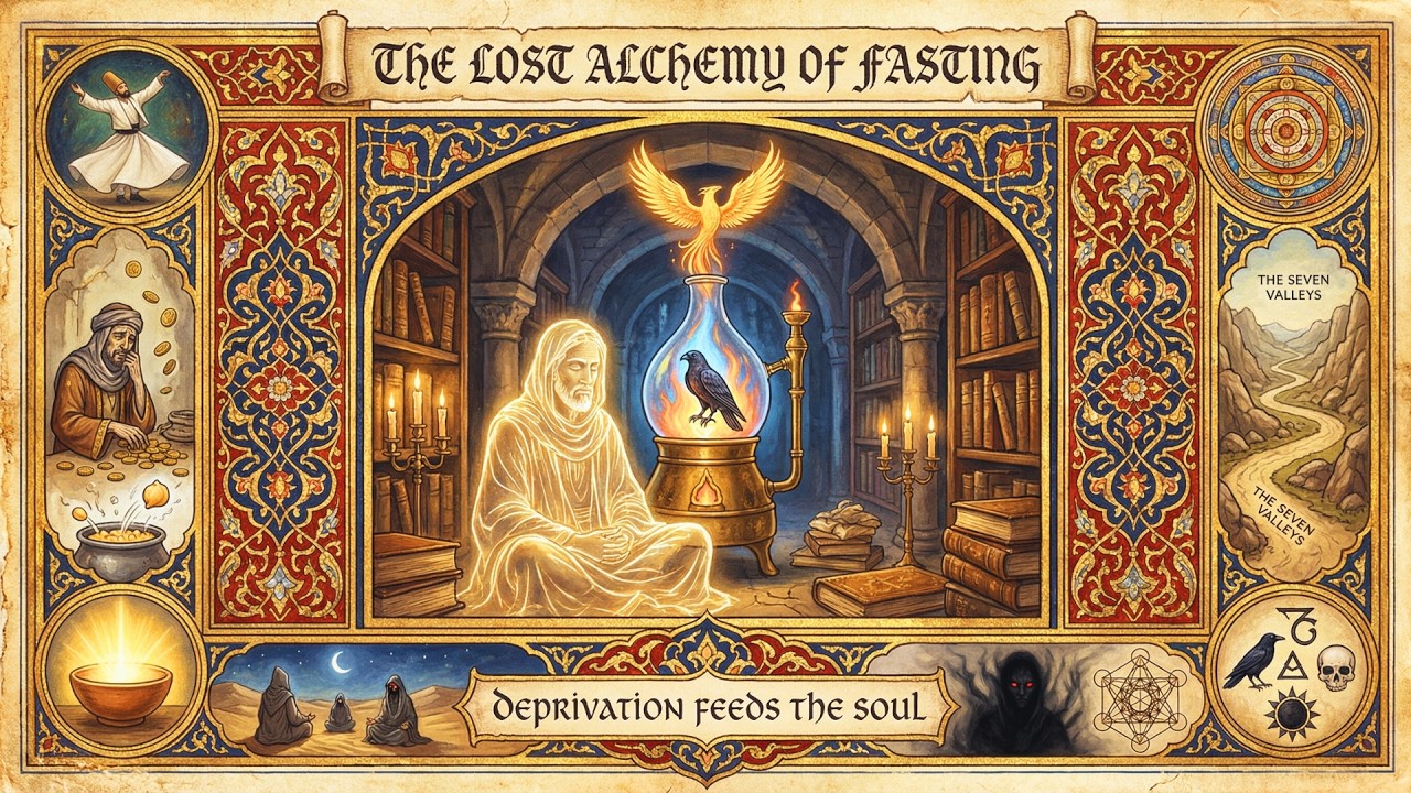 The Lost Alchemy of Fasting — Why Deprivation Feeds the Soul (Rumi & Jung)