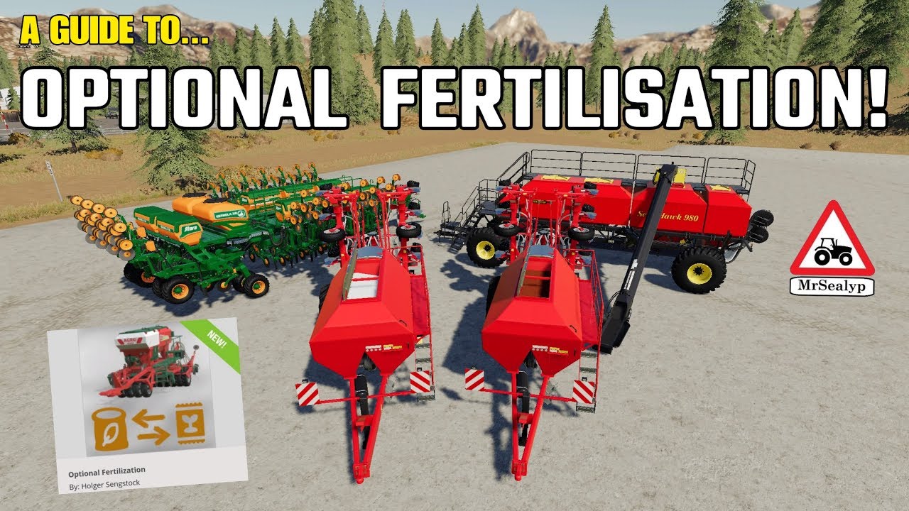 A GUIDE TO... GAMECHANGER MOD! OPTIONAL FERTILISATION! Farming Simulator 19, PS4, Assistance!