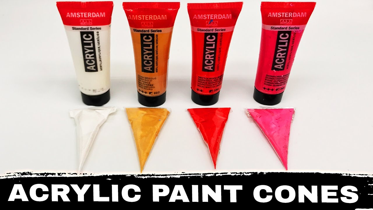 How to Make Acrylic Paint Cones for Dot Painting - Mandala Art Pipping Bag  DIY Easy  #dotpainting