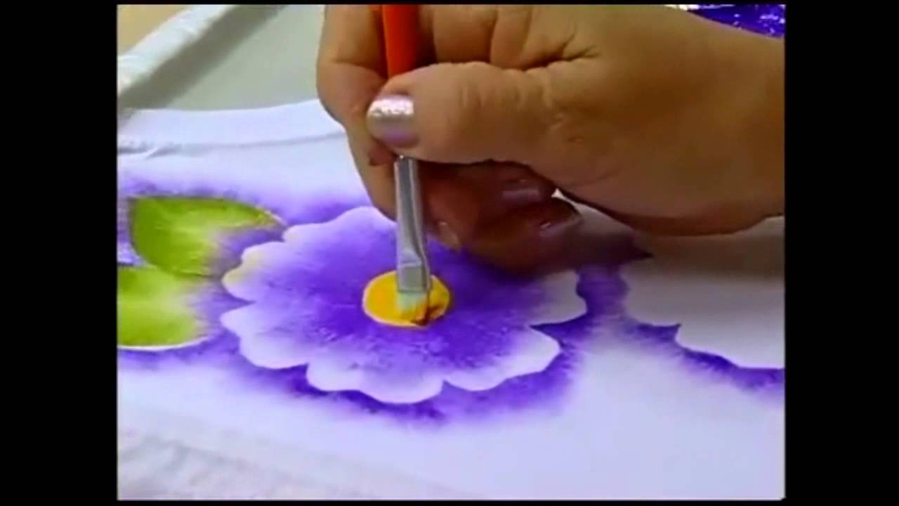 Espaço Condor: Pintura em Tecido: Estamparia de Flores