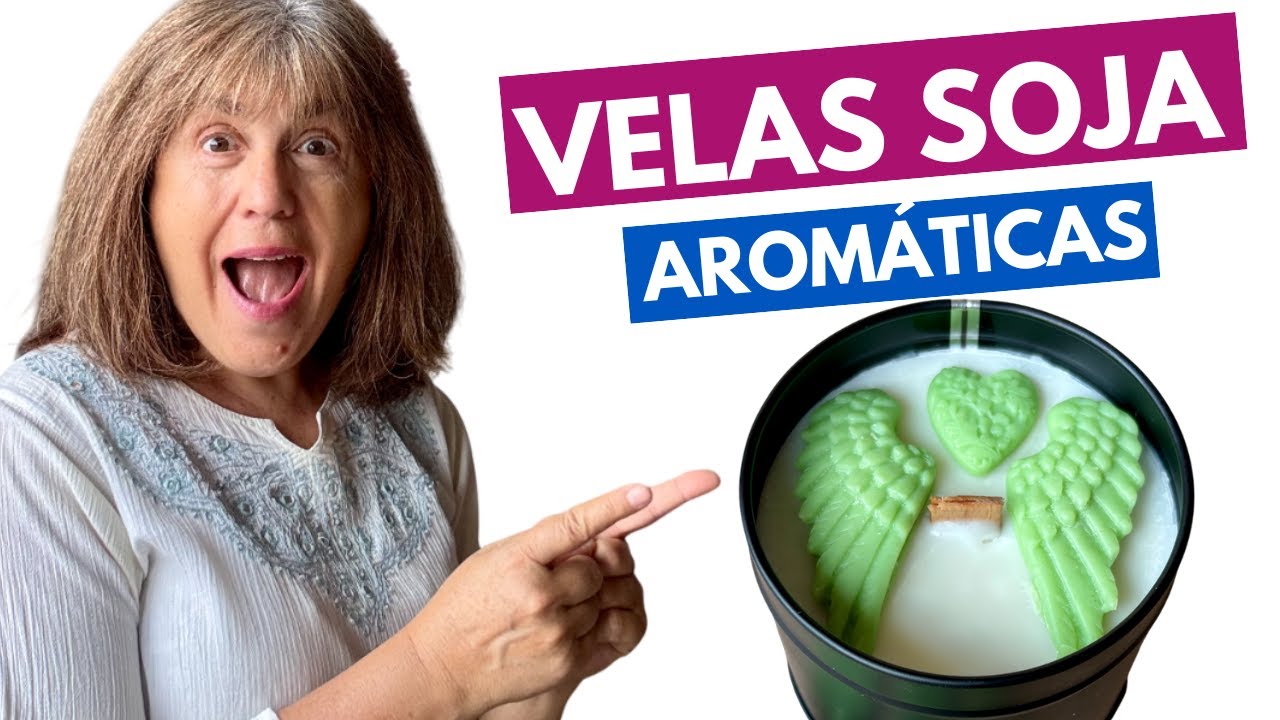 Cómo hacer VELAS AROMÁTICAS de SOJA? 🌿. TUTORIAL completo, PASO a PASO.