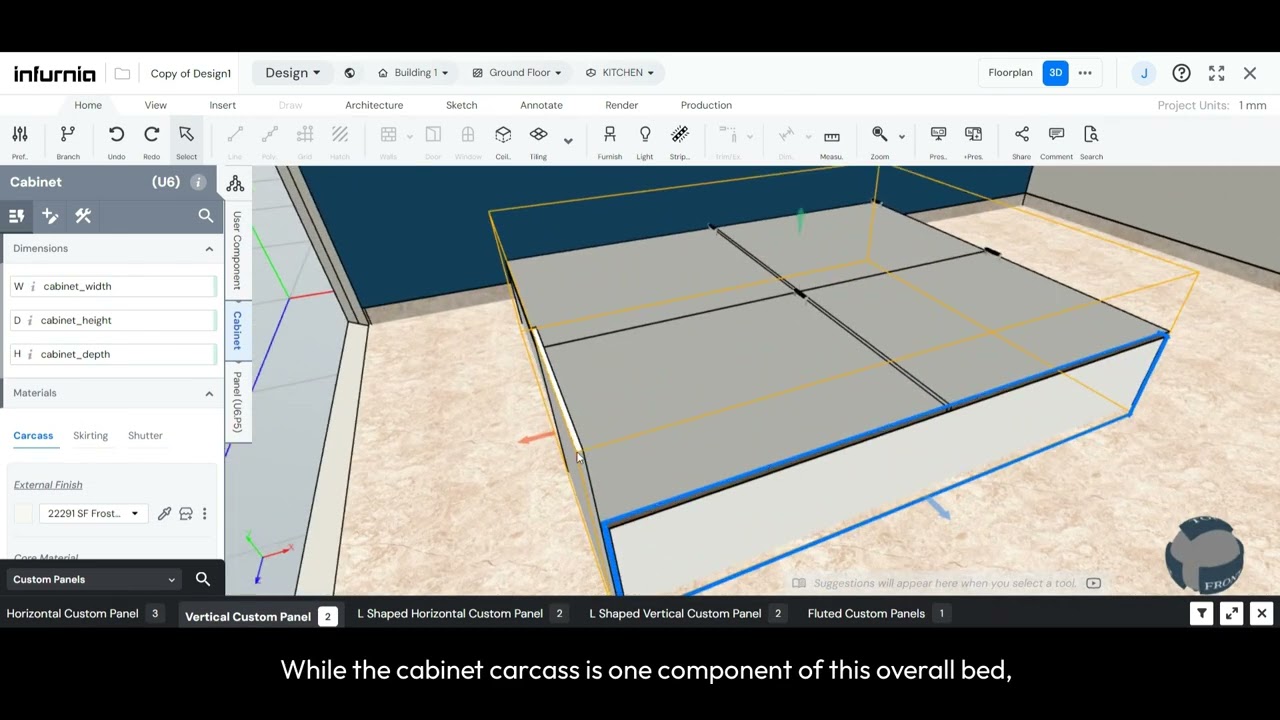 How to add modular beds into the design