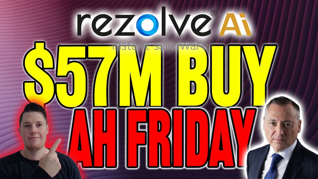 ОГРОМНАЯ покупка Rezolve на $57 млн после закрытия торгов в пятницу 🔥 Ждать ли шорт-сквиз Rezolve...