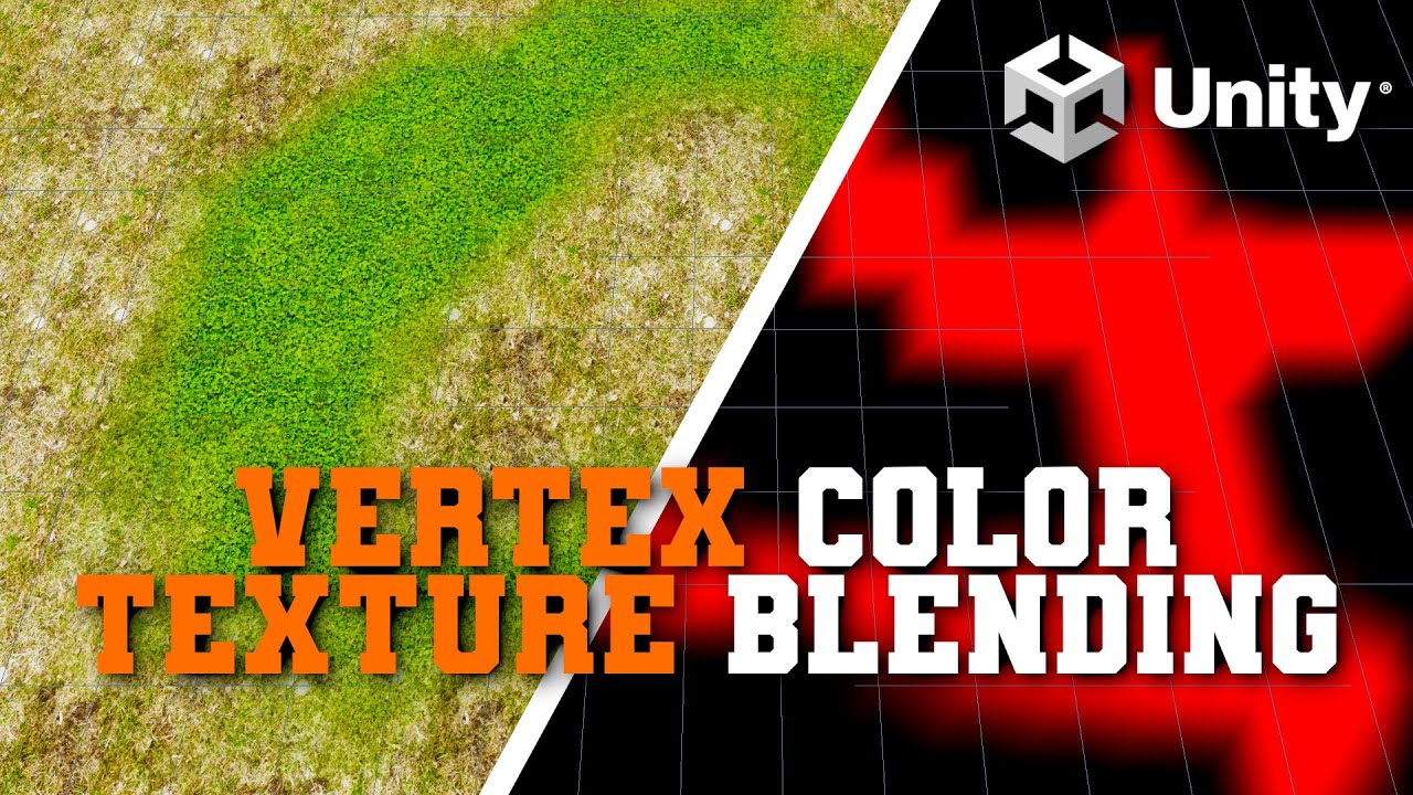 Смешивание текстур в шейдере (цвета вершин) | Учебное пособие по ShaderGraph Unity
