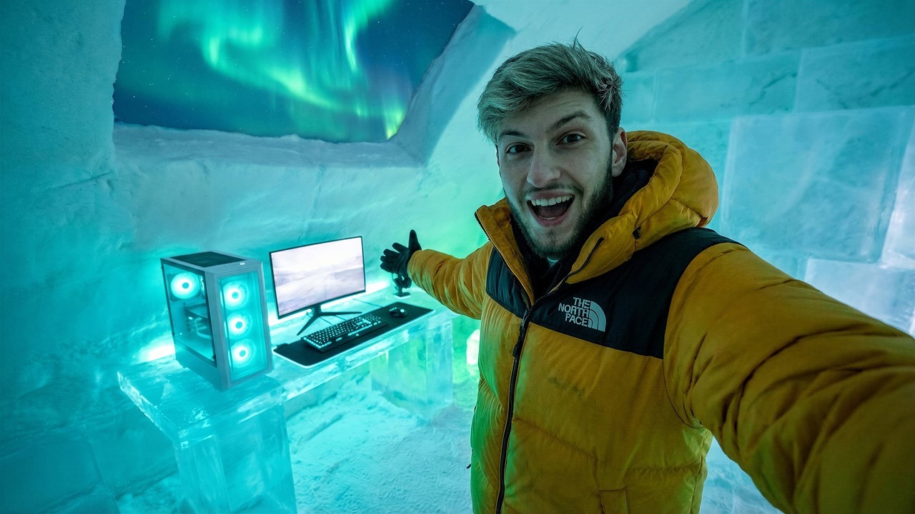 I Built a Gaming Setup in the Arctic!