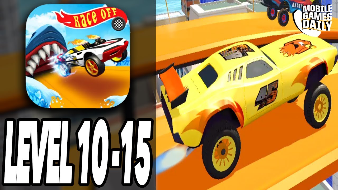 HOT WHEELS RACE OFF 2023 - Levels 10-15 (iOS, Android)