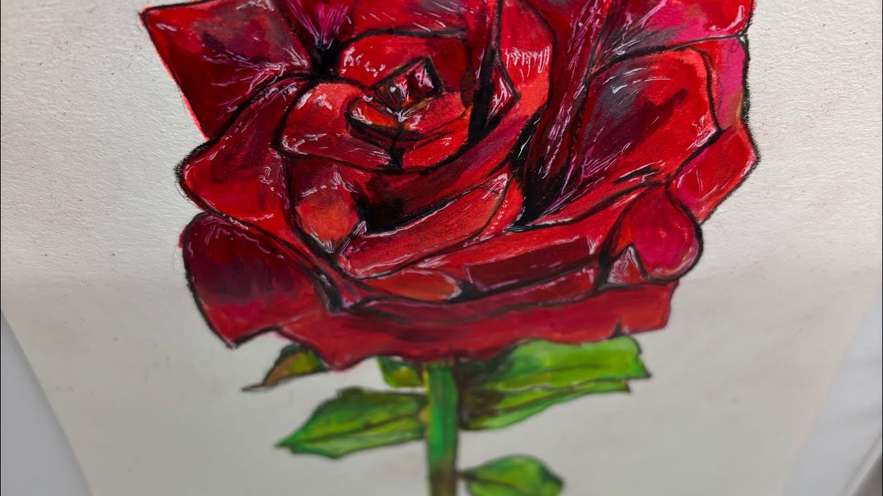 Drawing roses for beginners!