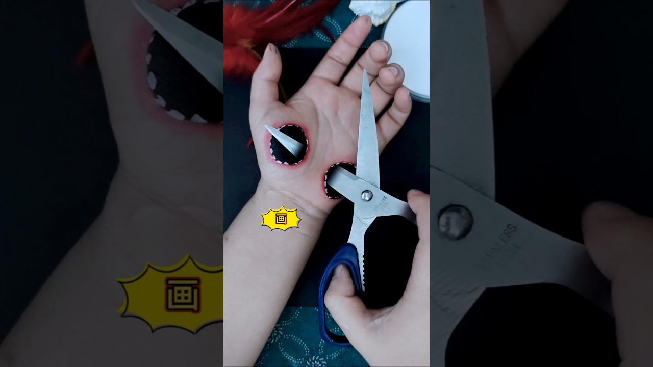 #学生党 #diy #魔术表演 #手掌画 #手绘 #makeupartist #魔术 #funny #特效 #makeup