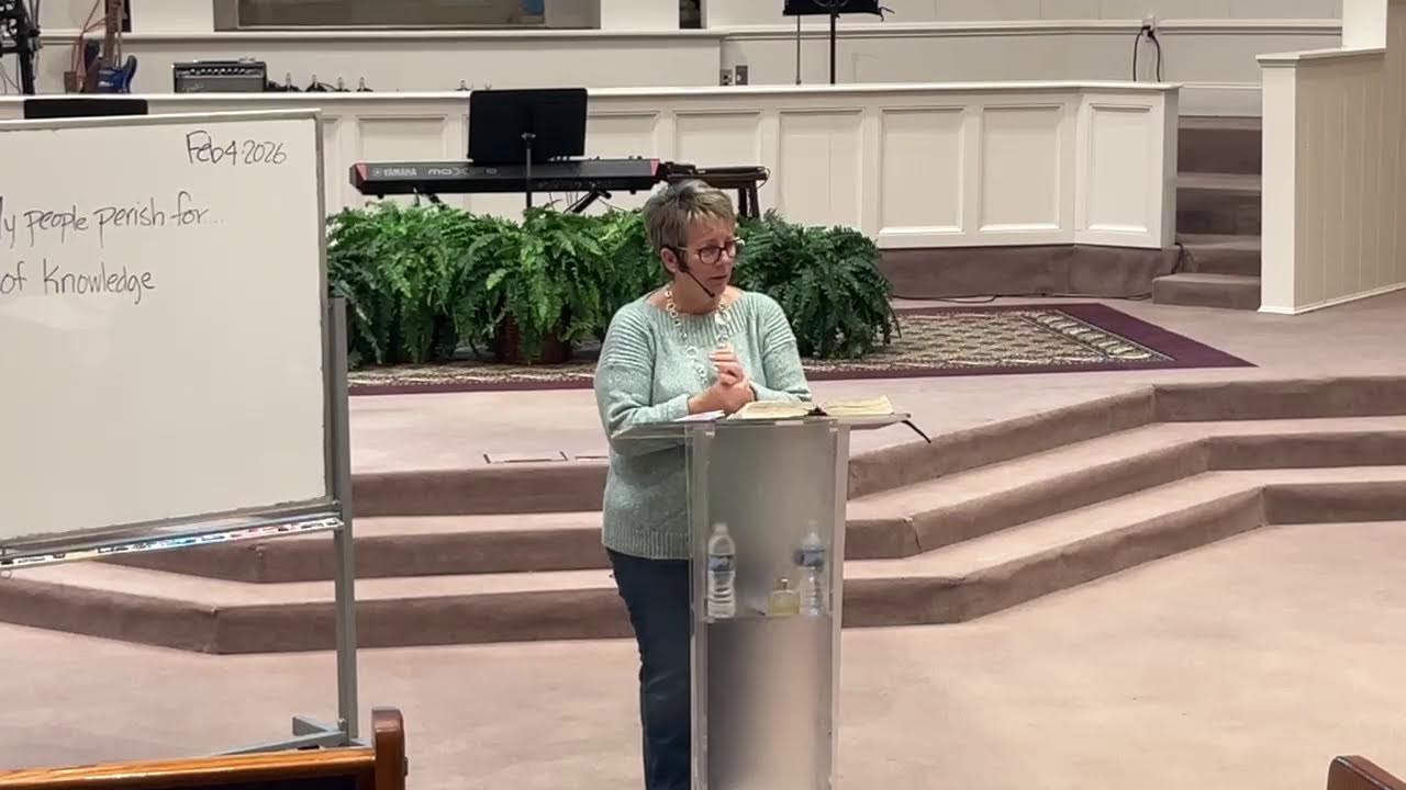 My People Perish for Lack of Knowledge - Penny Cosentino - Wednesday Night Bible Study - 2/4/26