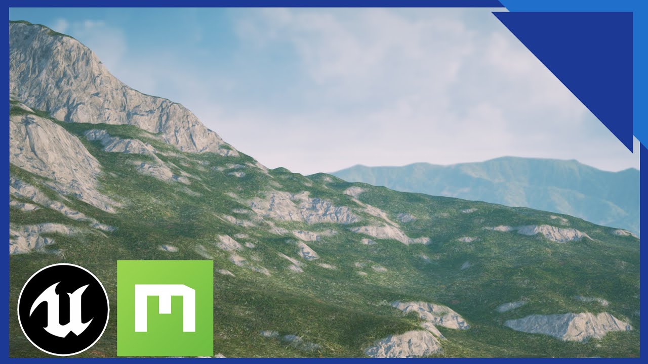 Unreal Engine 4: How to QUICKLY Make a Landscape Auto Material Using Megascans (with DISPLACEMENT)