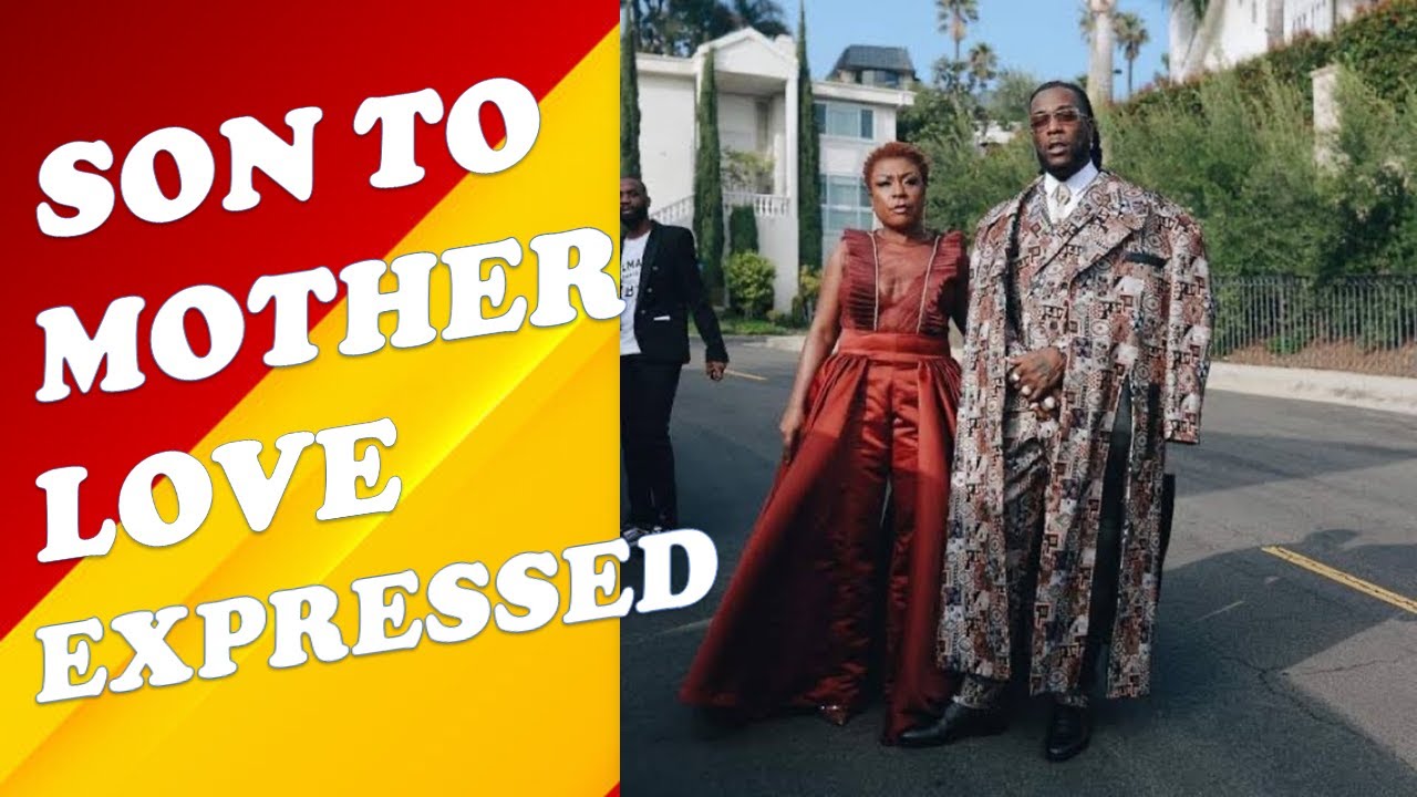 Burna Boy Surprises His Mother With An Expensive Dinner Moment !!!
