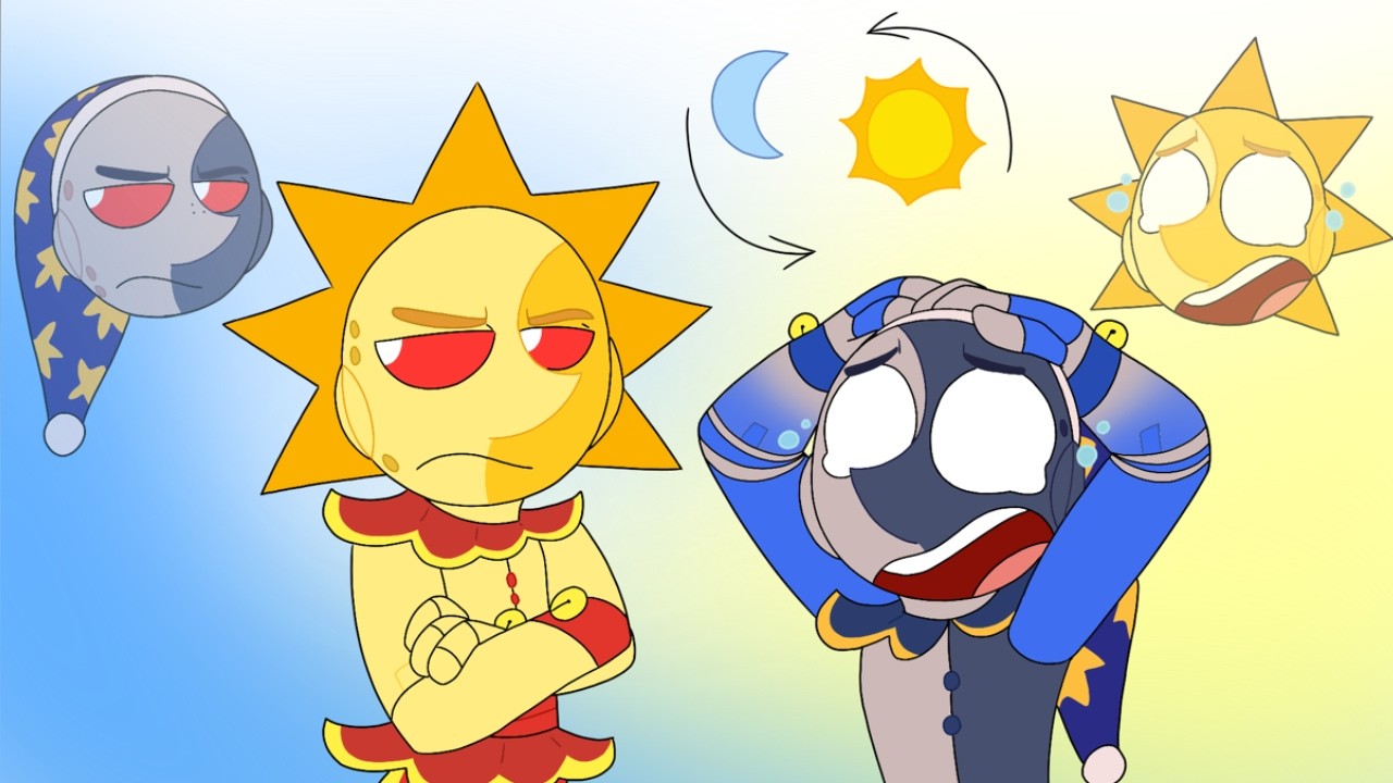 Sun and moon switch bodies! (TSAMS Animatic ^^)