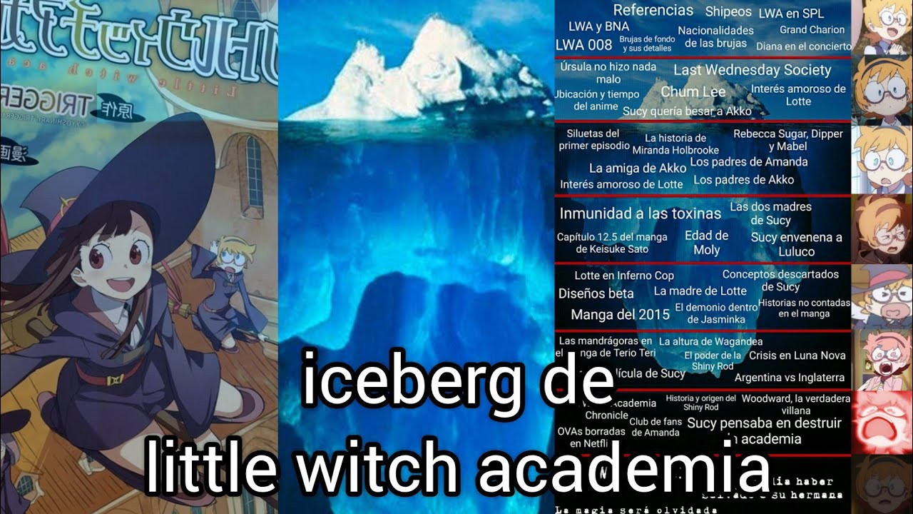 El iceberg de little witch academia