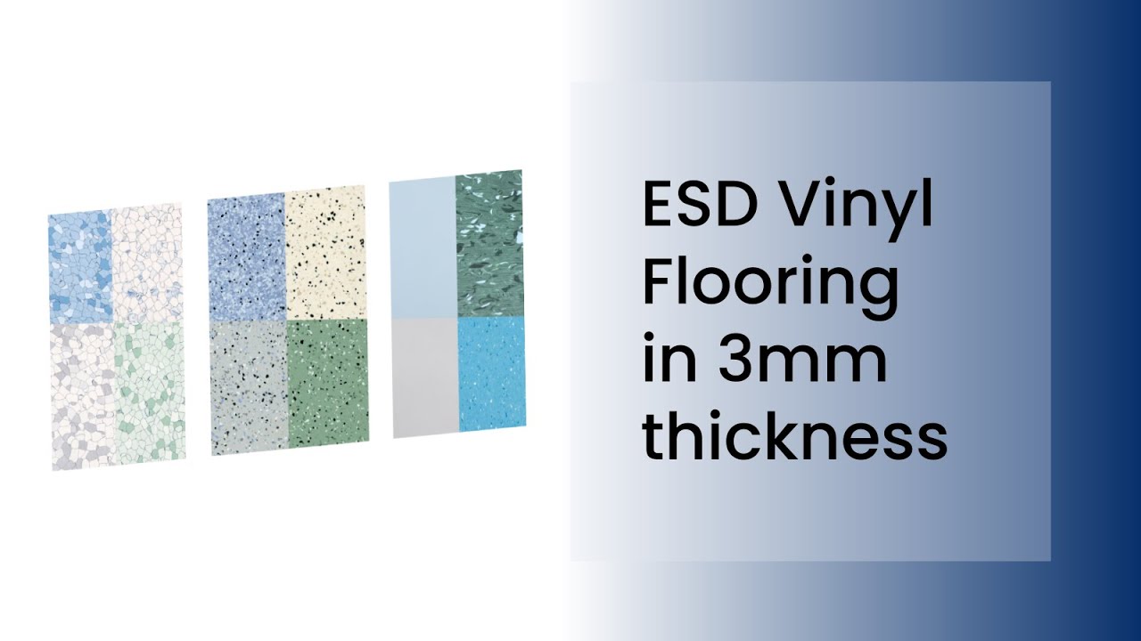 ESD Vinyl Flooring in 3mm thickness