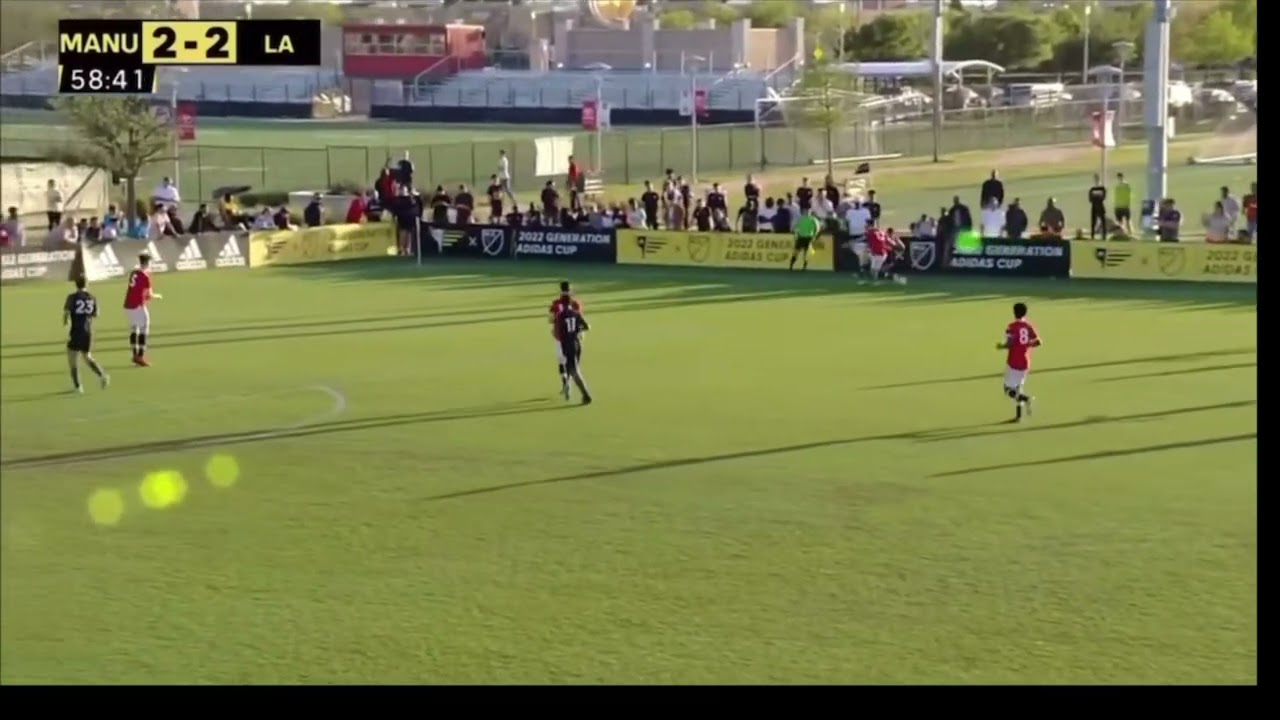Alex Alcala La Galaxy vs Manchester United U-17 highlights 2022