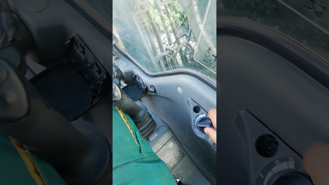 Kako voziti bager gusenicar [ Volvo EC 210 za pocetnike]