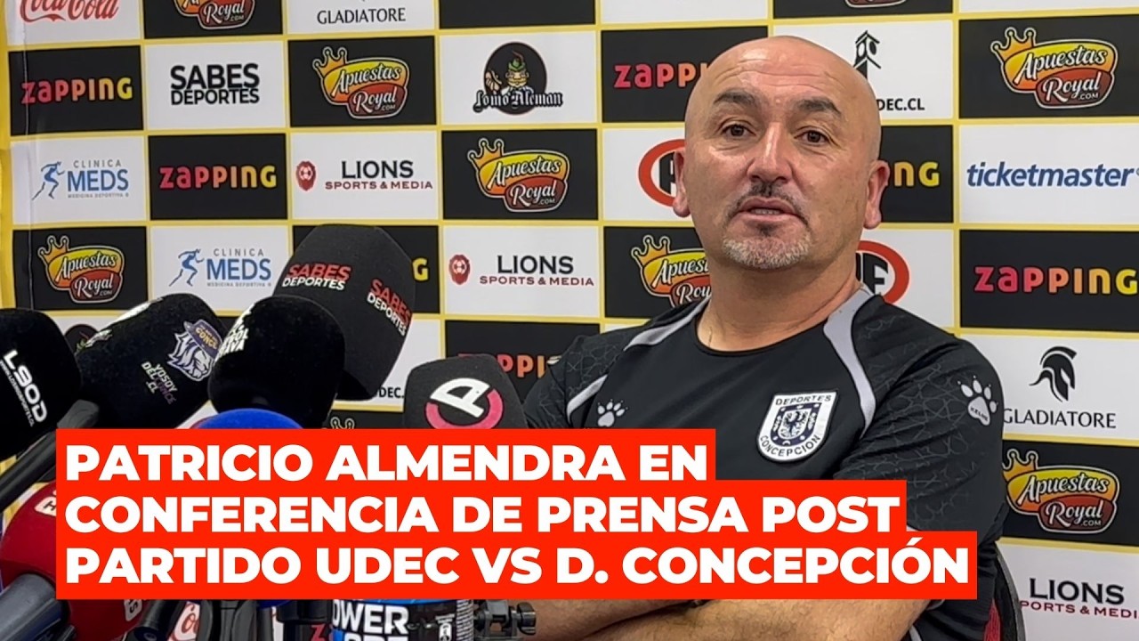 Patricio Almendra en conferencia de prensa post partido UdeC vs D. Concepción