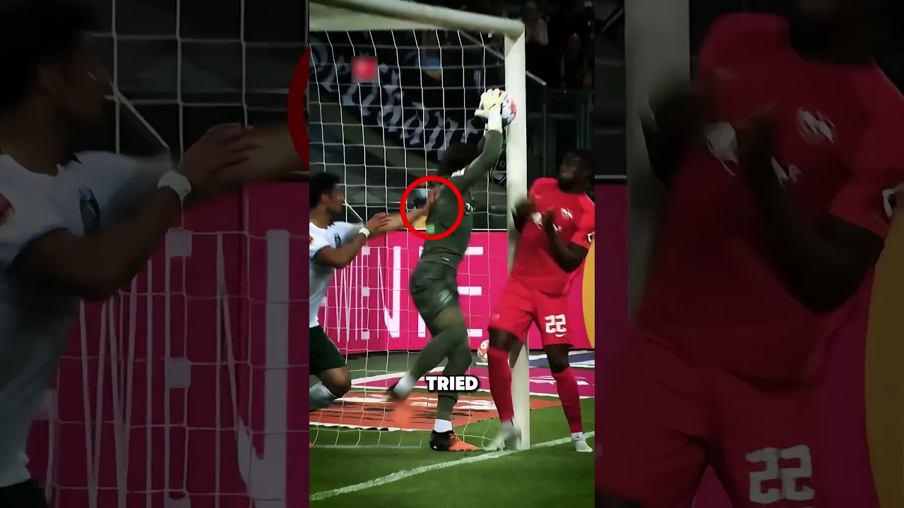 When the defender saves the goalkeeper from making a mistake 😱