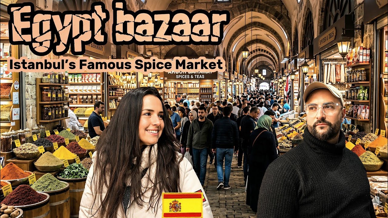 HANGING OUT WITH MARIA IN EGYPT BAZAAR, ISTANBUL 🇹🇷